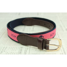 Fabric fashion golf belt webbing belts